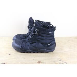 Xero Shoes Mens 12 Black Alpine Boots High Tops Hiking Snow Barefoot Minimalist